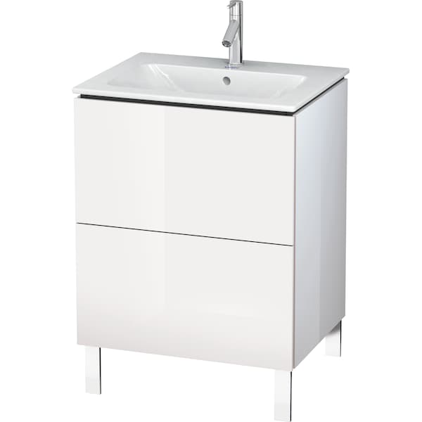 Duravit L-Cube Floor Standing Vanity Unit Lc662502222 White High Gloss LC662502222 - main
